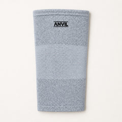 Gray ANVIL knee sleeve laid flat.