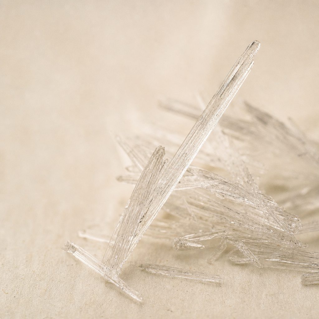 Menthol, up close